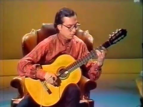 1970年の映像　J.ウィリアムスが弾くソルの『魔笛の主題による変奏曲』