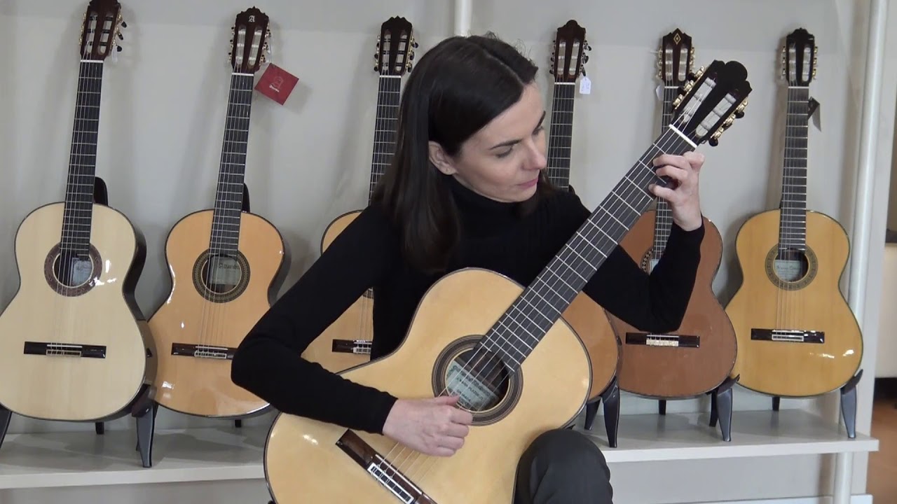 サーニャ・プロールが弾くバリオスの『全ての者のための祈り』 ギター動画